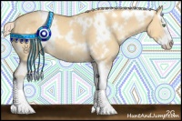 Horse Color:White Spotted Gold Cream Champagne Dun Splash 