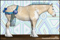 Horse Color:White Spotted Silver Classic Cream Champagne Ice Dun Splash