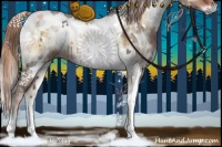 Horse Color:White Spotted Liver Red Dun Onyx Tobiano Rabicano Brindle