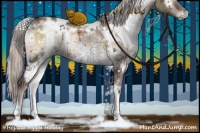 Horse Color:White Spotted Silver Brown Onyx Brindle 