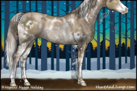 Horse Color:Gray White Spotted Chocolate Palomino Ice Pearl Mushroom Sabino Rabicano 