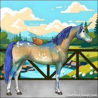 Horse Color:Painted Watercolor White Spotted Brown Onyx Sabino Brindle