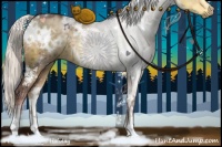 Horse Color:White Spotted Chocolate Silver Smoky Grullo Chinchilla Brindle