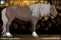 Horse Color:Silver Black 