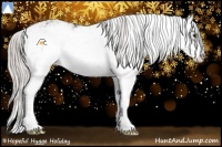 Horse Color:Silver Black Sabino 