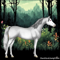 Horse Color:Silver Sable Champagne Chinchilla Sabino Splash 