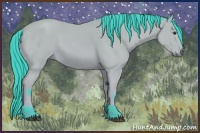 Horse Color:Watercolor Bay Sabino 