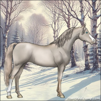 Horse Color:Chocolate Palomino Pearl Mushroom 