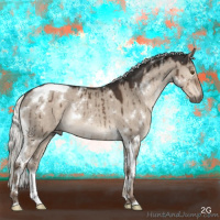 Horse Color:White Spotted Liver Red Dun Mushroom Tobiano Rabicano Brindle 