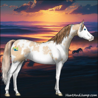 Horse Color:White Spotted Buckskin Pearl Splash Appaloosa 