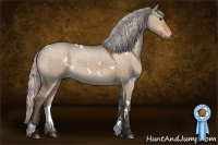 Horse Color:White Spotted Silver Brown Roan Dun 