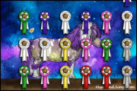 Horse Color:Watercolor White Spotted Bay Appaloosa 