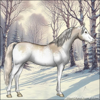 Horse Color:White Spotted Liver Red Dun Pearl Onyx Mushroom 