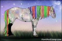 Horse Color:Painted Nacre White Spotted Silver Brown Chinchilla Ice Dun