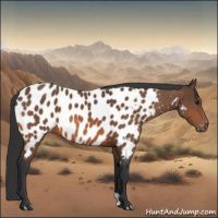 Horse Color:Bay Appaloosa 