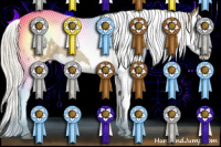 Horse Color:Silver Smoky Grullo Splash Tobiano Appaloosa Rabicano