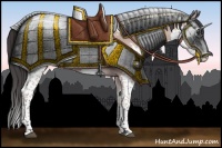 Horse Color:Platinum White Spotted Bay Splash 