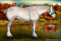 Horse Color:Liver Red Onyx Ice Roan Pearl