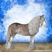 Horse Color:Liver Red Dun Mushroom Sabino Rabicano Brindle