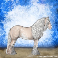 Horse Color:Gold Champagne Dun Mushroom Sabino