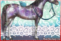 Horse Color:Nacre White Spotted Bay Onyx 