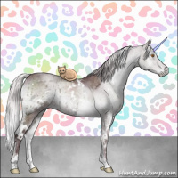 Horse Color:White Spotted Chocolate Silver Blue Onyx Chinchilla Ice 