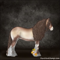 Horse Color:Blue Onyx Pearl