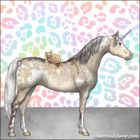 Horse Color:White Spotted Chocolate Silver Smoky Grullo Chinchilla Sabino Brindle 