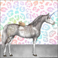 Horse Color:Chocolate Silver Grullo Chinchilla Ice Sabino Brindle 
