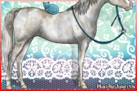 Horse Color:White Spotted Liver Red Dun Ice Pearl Mushroom 