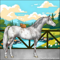 Horse Color:White Spotted Chocolate Silver Blue Onyx Chinchilla Ice 