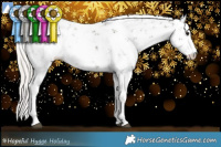 Horse Color:Silver Black Sabino 