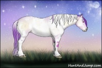 Horse Color:Watercolor White Spotted Chocolate Brown Chinchilla Onyx 