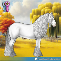 Horse Color:Amber Champagne Chinchilla Appaloosa and Amber Champagne Appaloosa