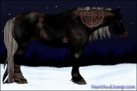 Horse Color:Void White Spotted Silver Brown Splash 