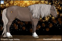 Horse Color:Silver Black 
