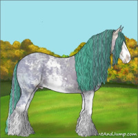 Horse Color:Painted Watercolor Chestnut Ice Sabino 