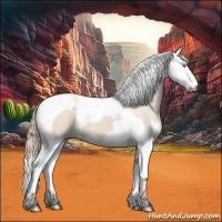 Horse Color:Smoky Creme Splash Tobiano 