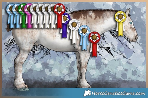 Horse Color:Liver Red Dun Splash Tobiano Frame Brindle 