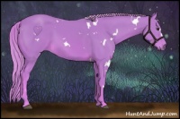 Horse Color:Watercolor White Spotted Chestnut 