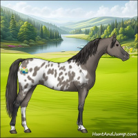 Horse Color:Grullo Near Leopard 