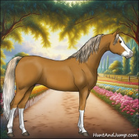 Horse Color:Gray Palomino Splash 