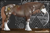 Horse Color:Liver Chestnut Sabino Rabicano 