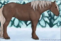 Horse Color:Silver Black 