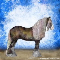 Horse Color:Nacre Chocolate Silver Buckskin Ice Onyx Sabino 