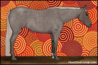 Horse Color:Silver Blue Roan 