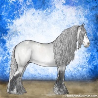 Horse Color:White Spotted Silver Brown Chinchilla Ice Dun Sabino