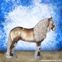 Horse Color:White Spotted Liver Red Onyx Mushroom Rabicano 