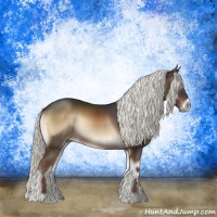 Horse Color:Liver Red Onyx Mushroom Rabicano