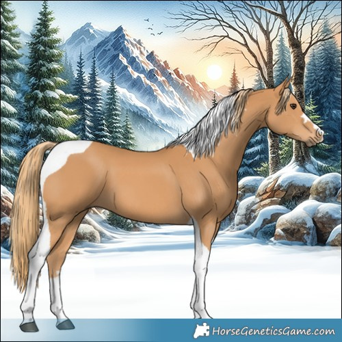 Horse Color:Chestnut Tobiano 